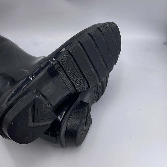 Hunter Tall Gloss Rain Boots Size 8 M - Picture 9 of 13